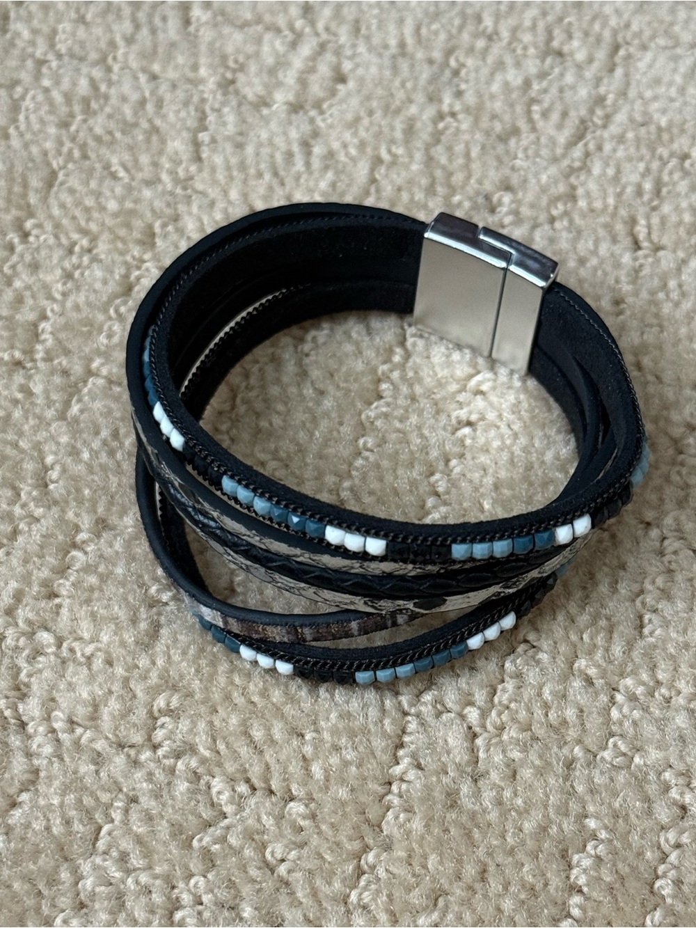 Beaded Bracelet Bangle